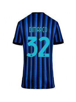 Billige Inter Milan Federico Dimarco #32 Hjemmedrakt Dame 2025-26 Kortermet